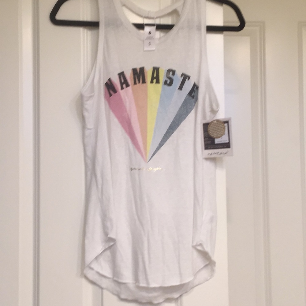 NWT Spiritual Gangster Namaste Tank